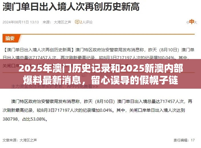 2025年澳门历史记录和2025新澳内部爆料最新消息，留心误导的假幌子链