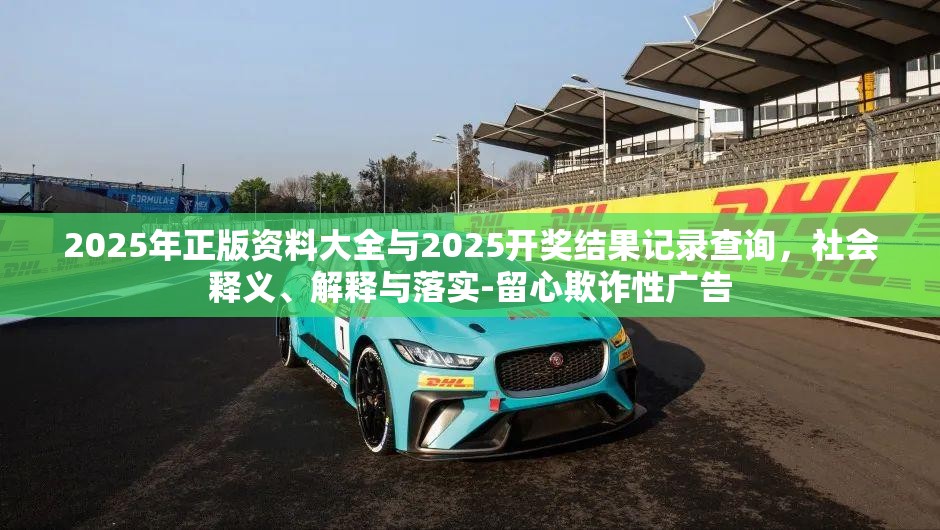 2025年正版资料大全与2025开奖结果记录查询，社会释义、解释与落实-留心欺诈性广告